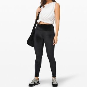 Lululemon wunder velvet leggings
